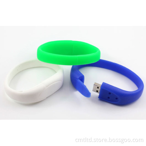 High Speed Promotional Gift Custom Wristband USB Pen Drives (CMT-WB003)